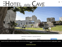 Tablet Screenshot of hoteldellecave.it